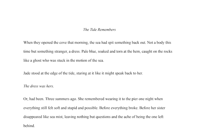 polish and edit your manuscript